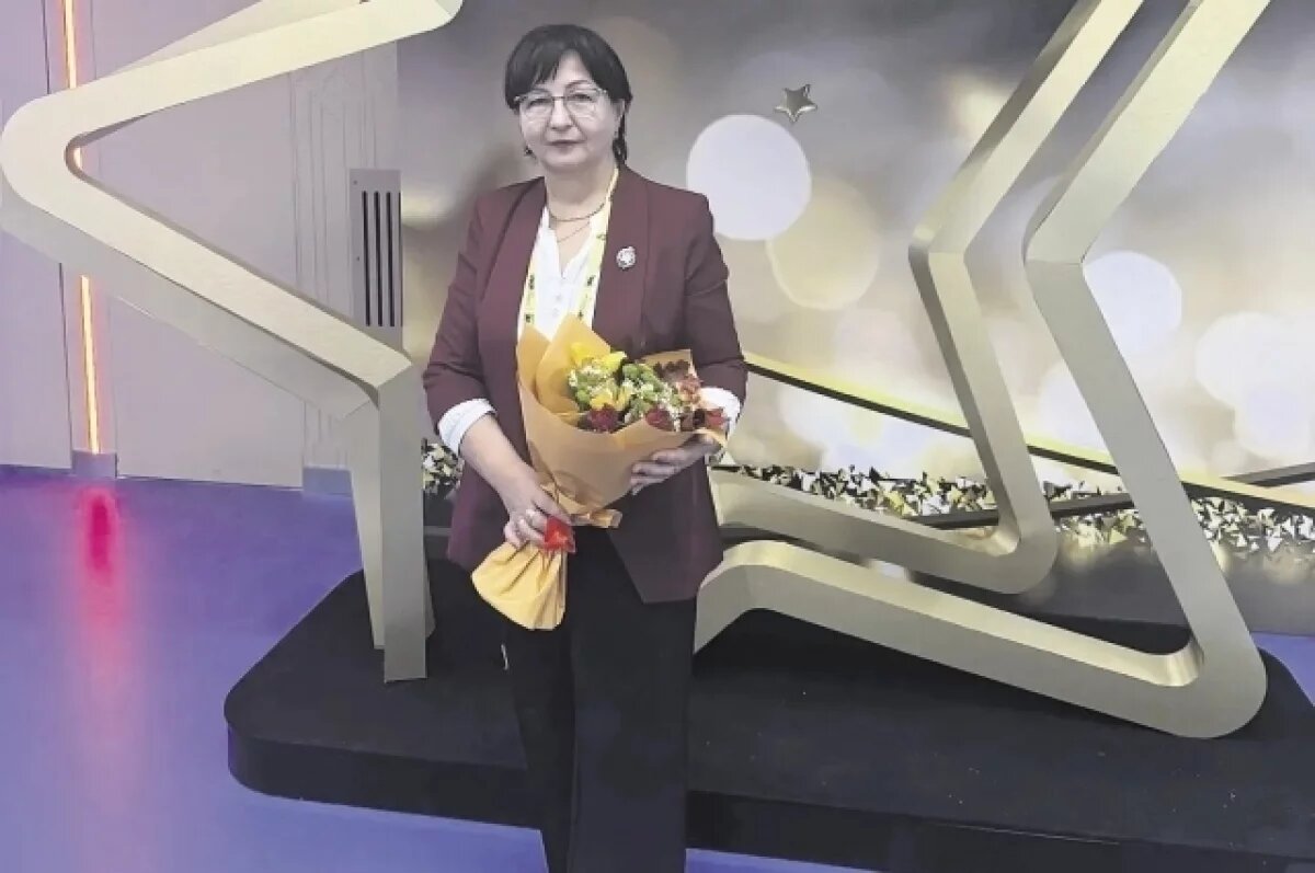    Ольга Маркина удостоена звания «Заслуженный учитель России».