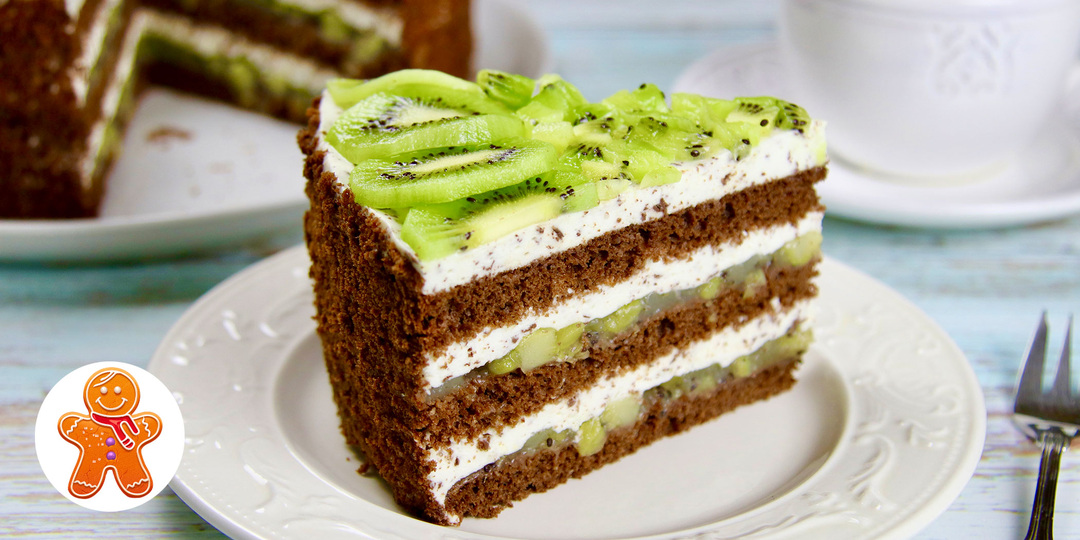 Торт "Киви и Шоколад" ✧ Так просто и так вкусно!