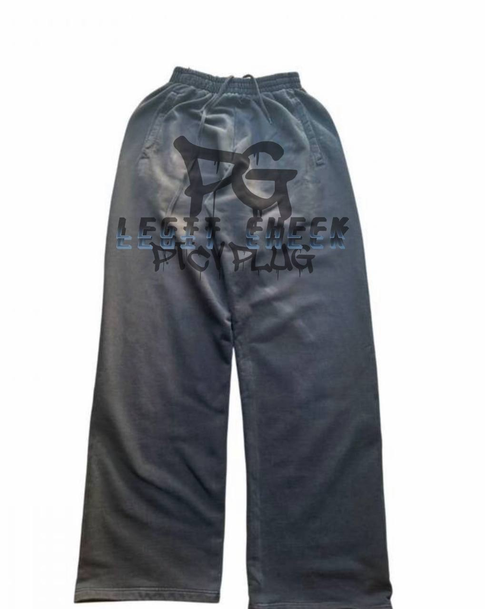 Balenciaga Embroidered Letter Sports Pants