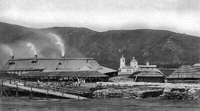 Нерчинские заводы. Открытие источники