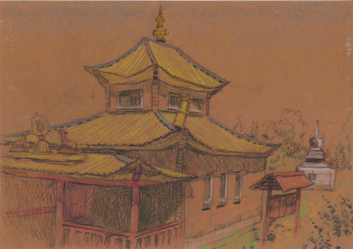 Горно-Алтайск. Ак-Бурхан. 2024г. цв. бум. ,цв. к., бел, кар., 20,9х29,6