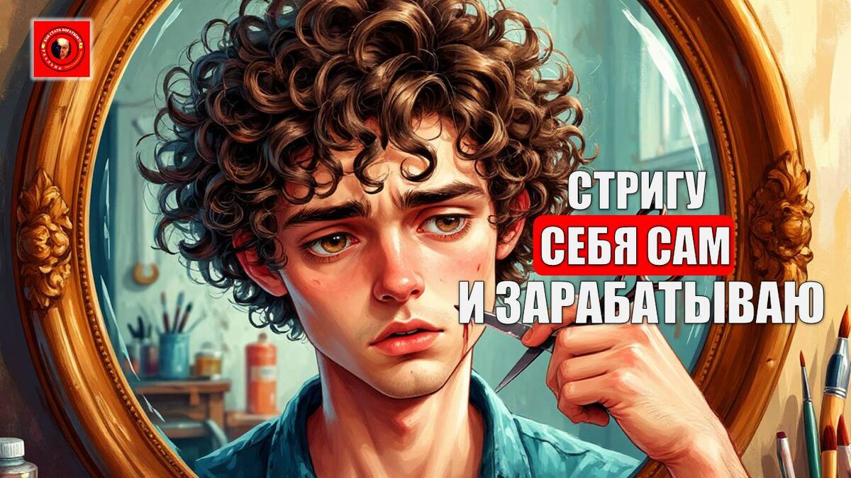 Как подстричь волосы в домашних условиях и заработать 300 рублей? 1 октября 2025г.