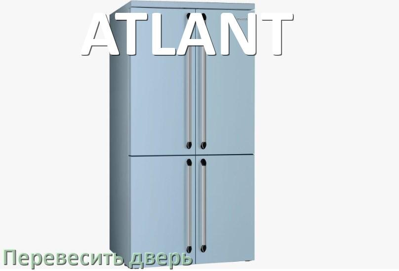 
Как перевесить дверь холодильника ATLANT и поменять сторону