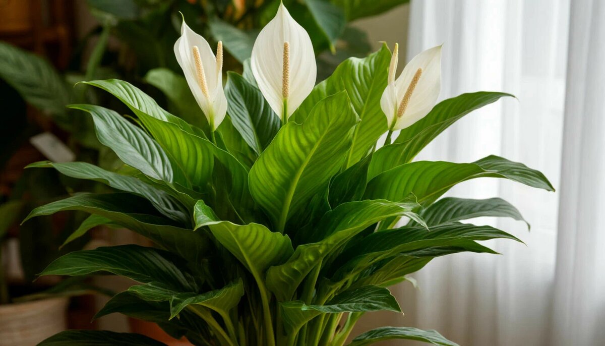    Кладу щепотку в воду — и кормлю спатифиллум: белоснежным покрывалом цветов покрыт весь год — эффект просто "вау"