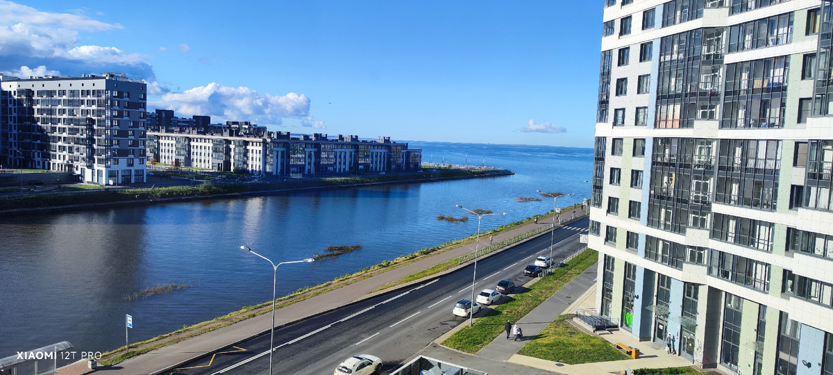 Вид из окна.