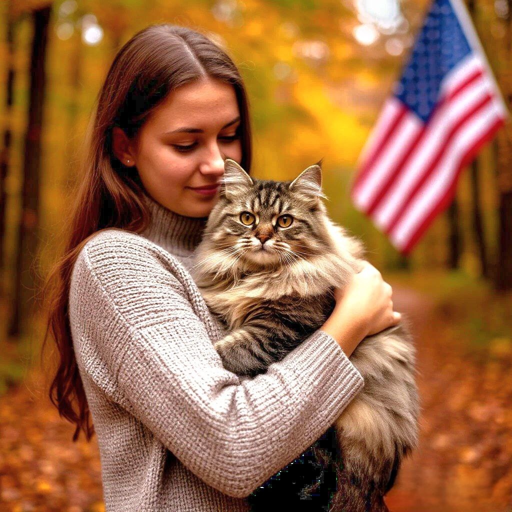 Кошки являются одними из самых популярных домашних животных в США