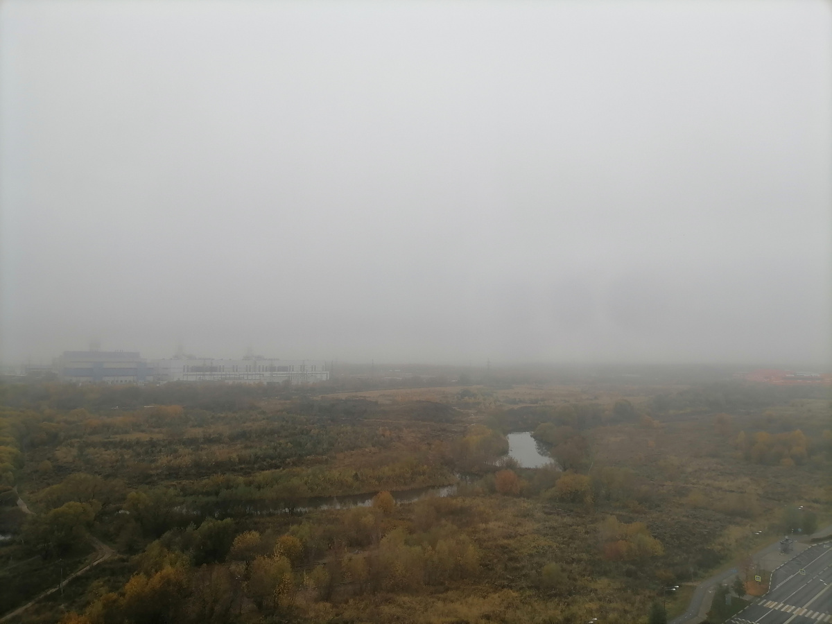 Утренний туман. И на душе так же, сыро и холодно. 