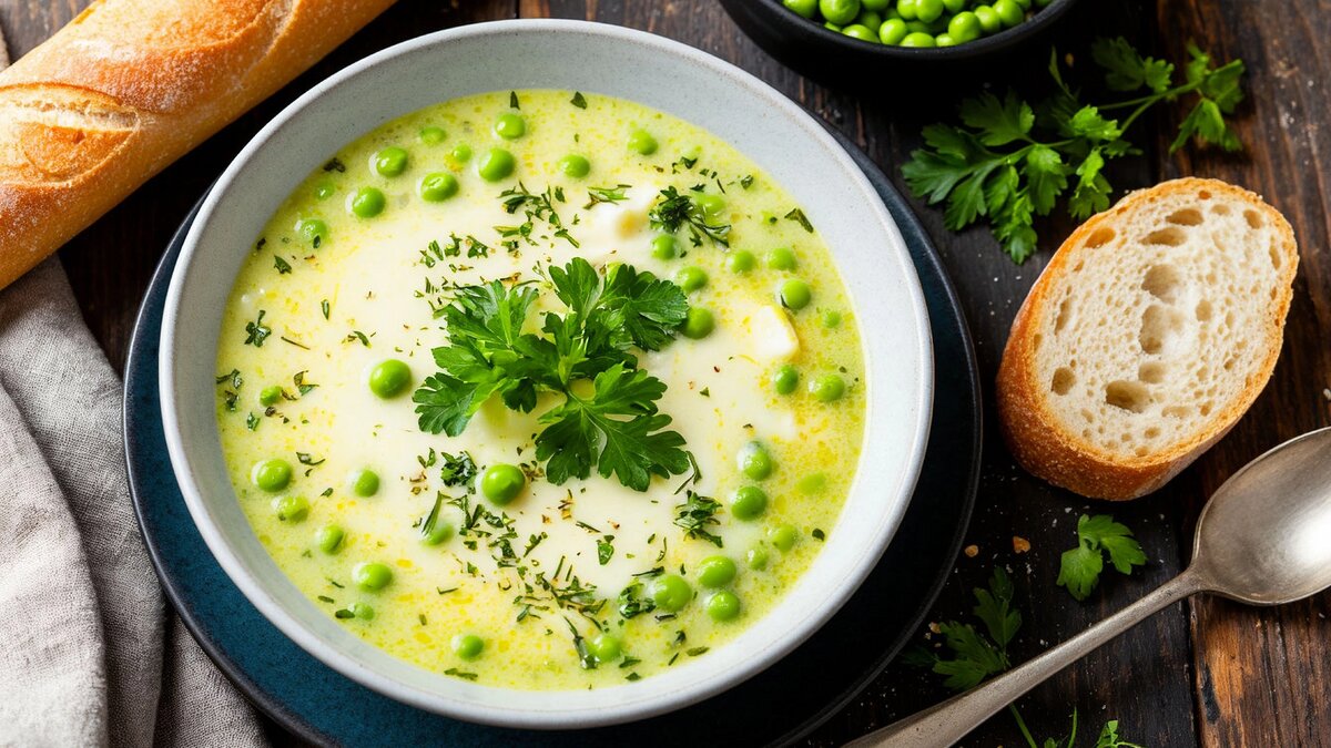    Беру банку горошка и готовлю гениальный суп за 20 минут: быстро, сытно и очень вкусно