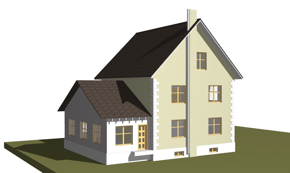 Исходный вид дома