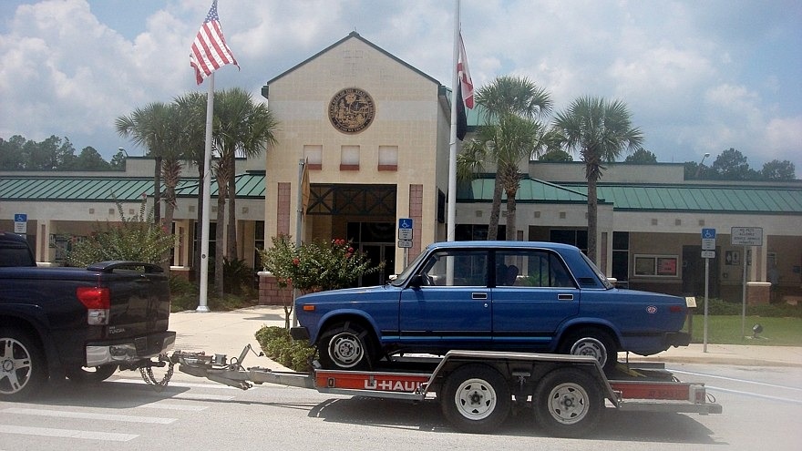 Одна из машин Алексея