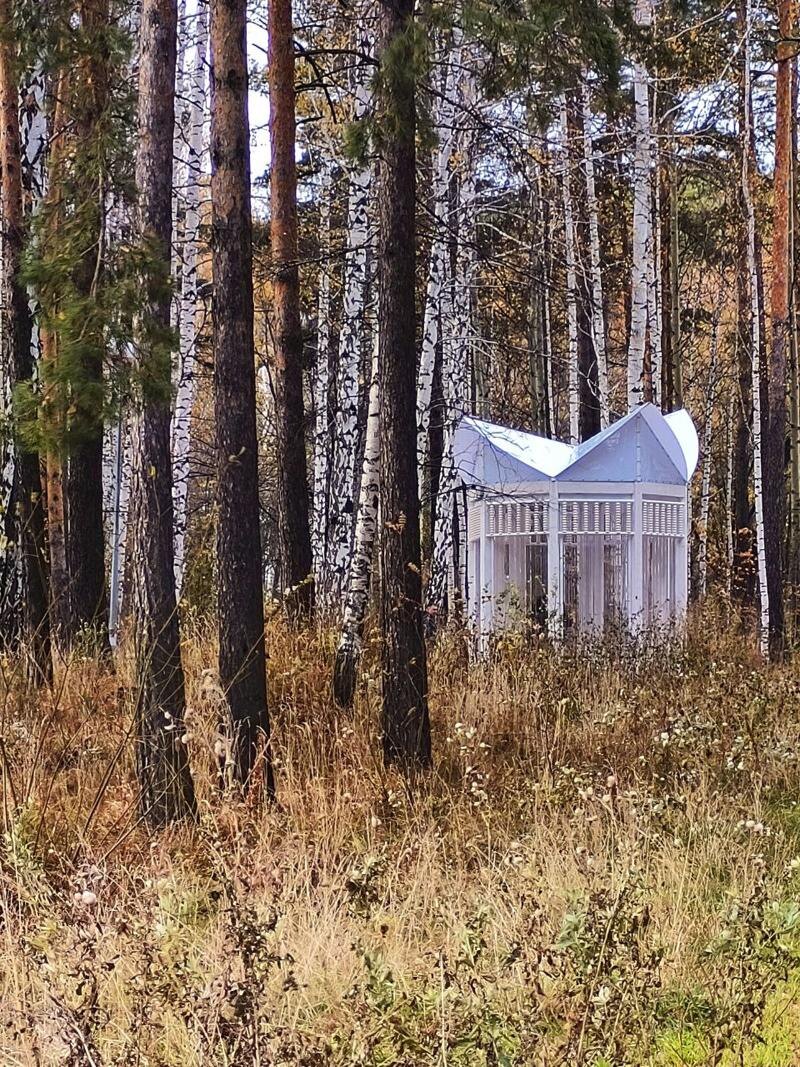    Автор telegram-канала «Коренной екатеринбуржец» Дмитрий Москвин. Ротонда «Теплица» в Рефтинском