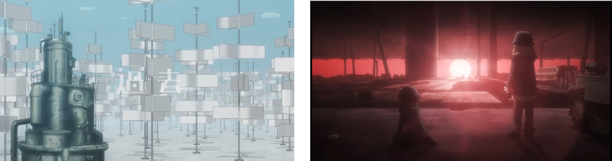 Такой разный постапок. Красный закат делает печальным музыка или цвет сам по себе бывает печальным?