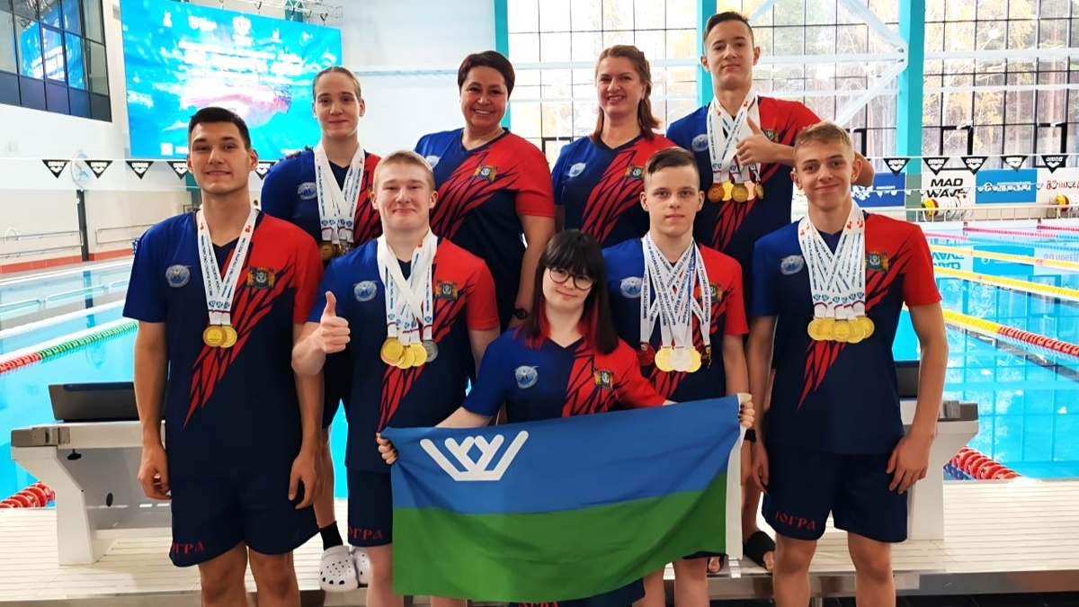    Югорские пловцы завоевали 22 медали на всероссийских соревнованиях