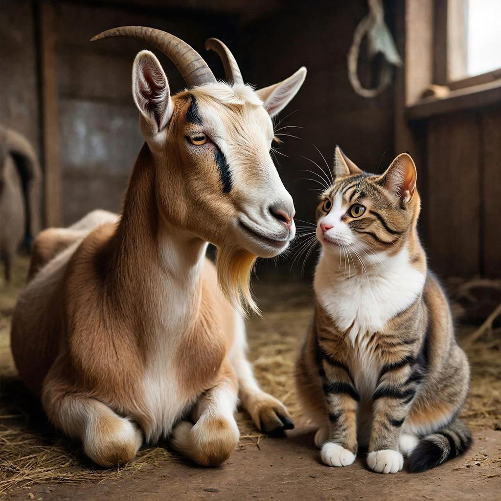 Милая дружба. Изображение сгенерировано сервисом GigaChat 