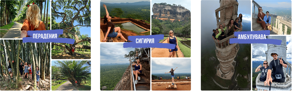 Некоторые локации из нашего путешествия по Шри-ланке