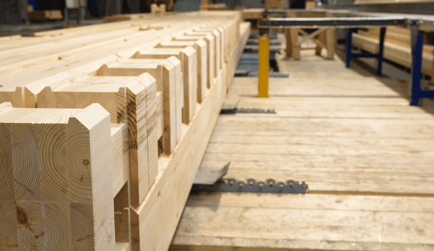 Производство клееного бруса