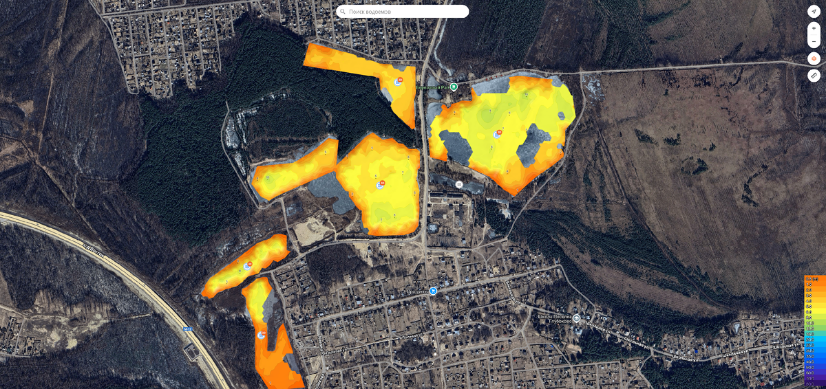 Вот так выглядет карта по которой можно ориентироваться по глубинам) Я до сих пор получаю удовольствие от данной картографии!