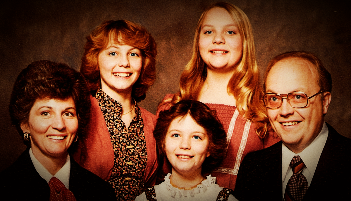 Семья Бробергов (слева вверху - Джен)