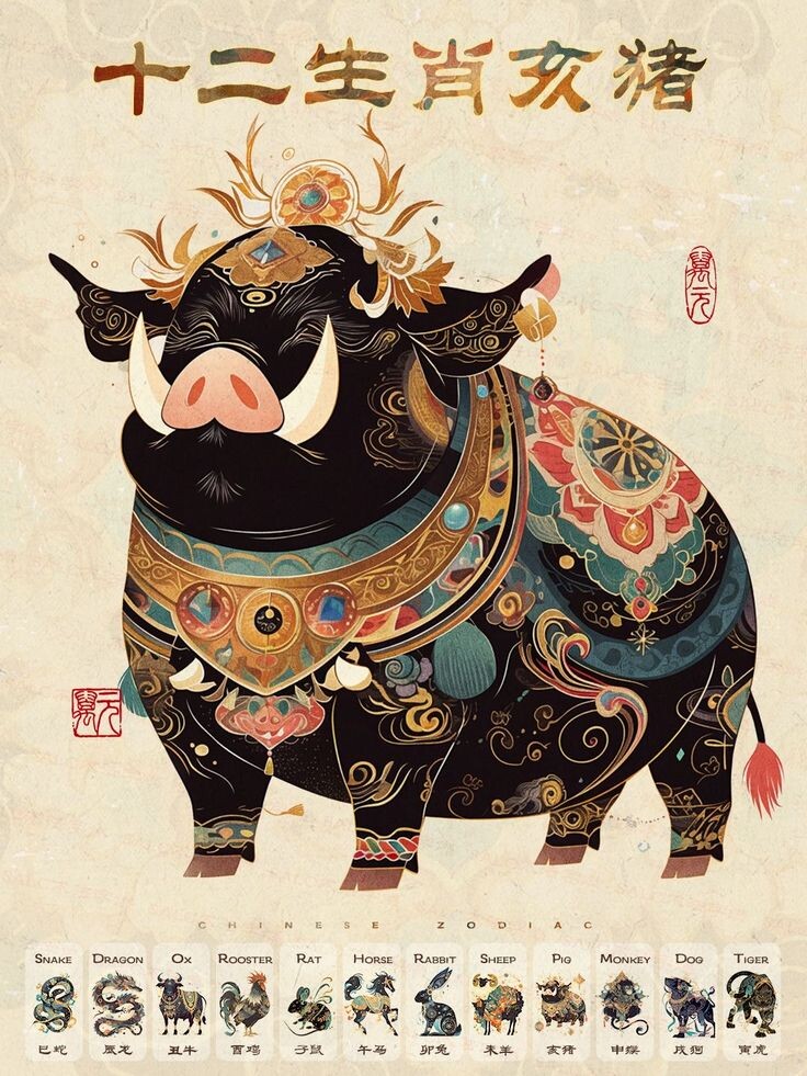 Ноябрь месяц. Огненная Свинья