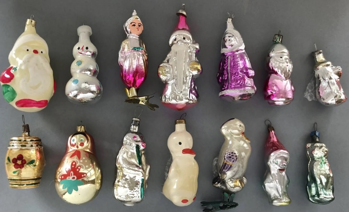 Елочные игрушки из Советского Союза