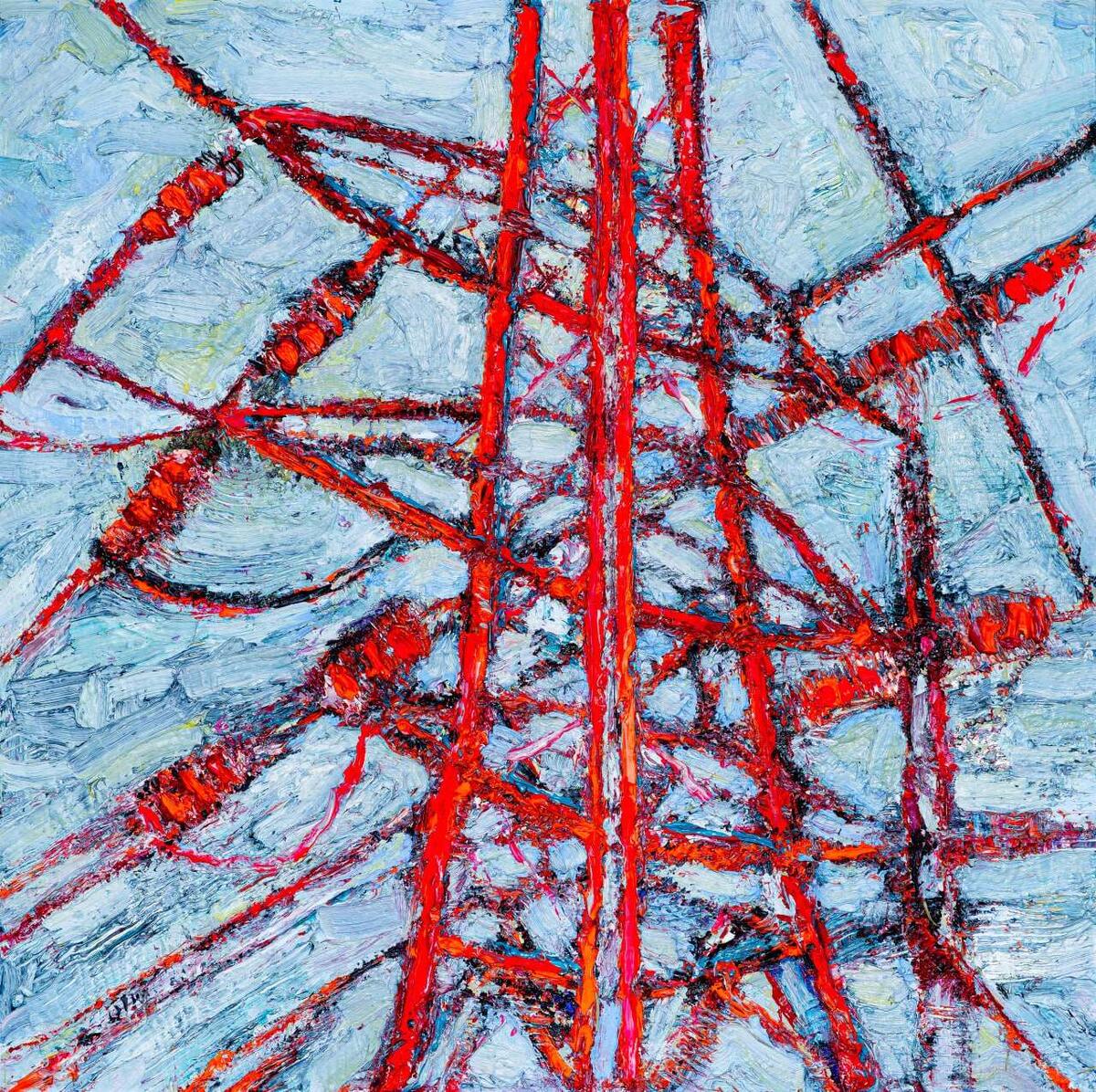 «Сердце сети». Художник Надежда Ёлкина. ЭТУ КАРТИНУ СКОРО ПОДАРЯТ В. В. ПУТИНУ