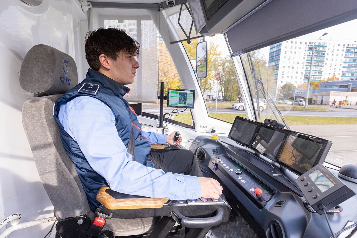    Москва продолжает внедряет беспилотные технологии в трамвайную сеть