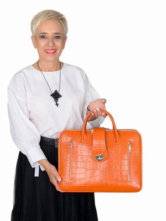 Кожаная сумка "Одри-14". Ателье Ирины Берзиной.