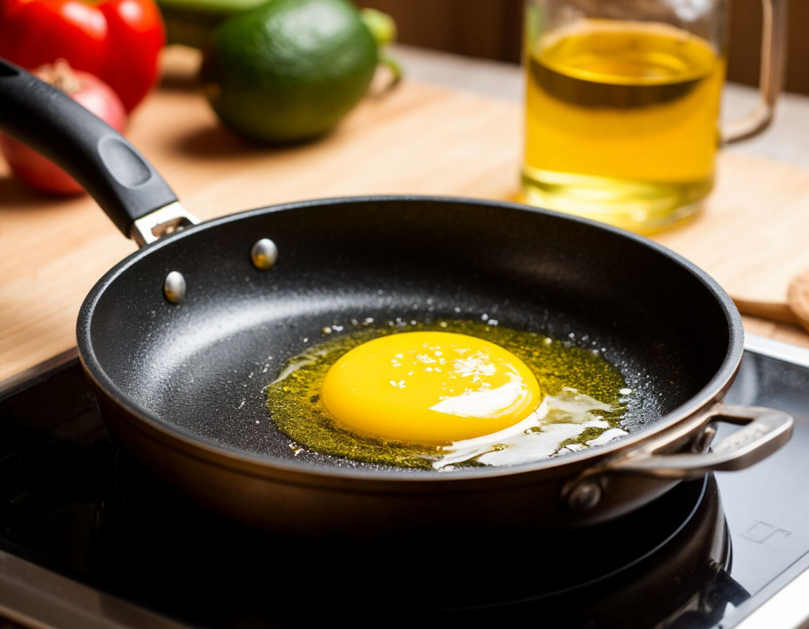    Маленькая хитрость, о которой вы не знали: масло на раскаленной сковороде больше не будет «стрелять»