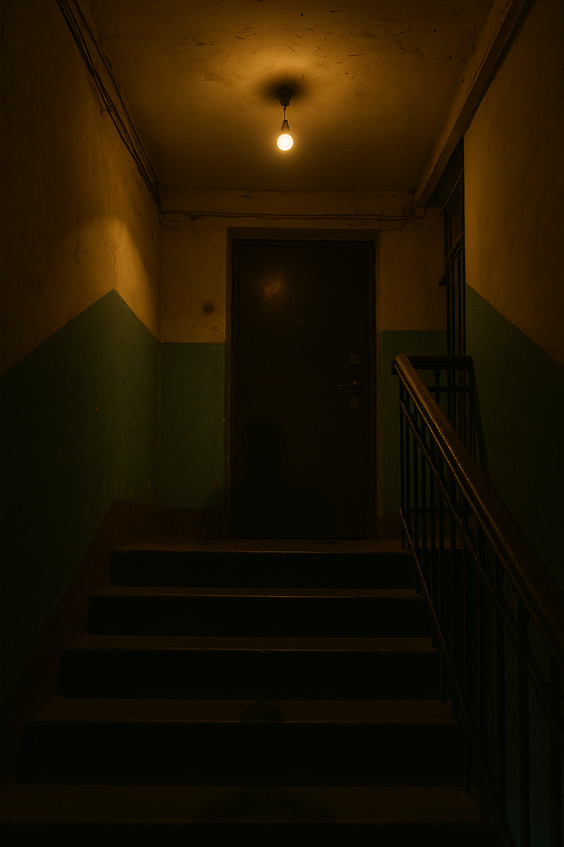 Она просто снимала квартиру на окраине.
Но каждую ночь в соседнем доме загорался свет — там, где давно никто не живёт.