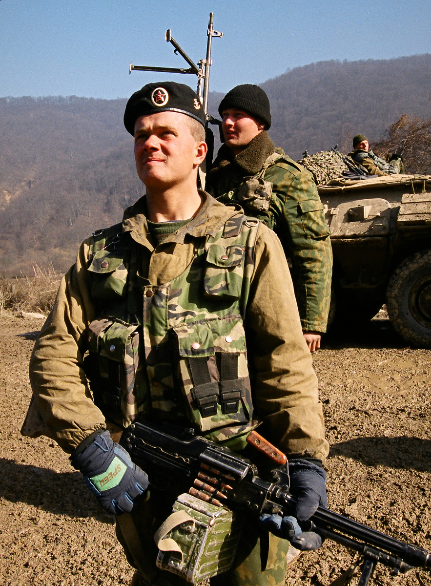 Морские пехотинцы в горах. Чечня