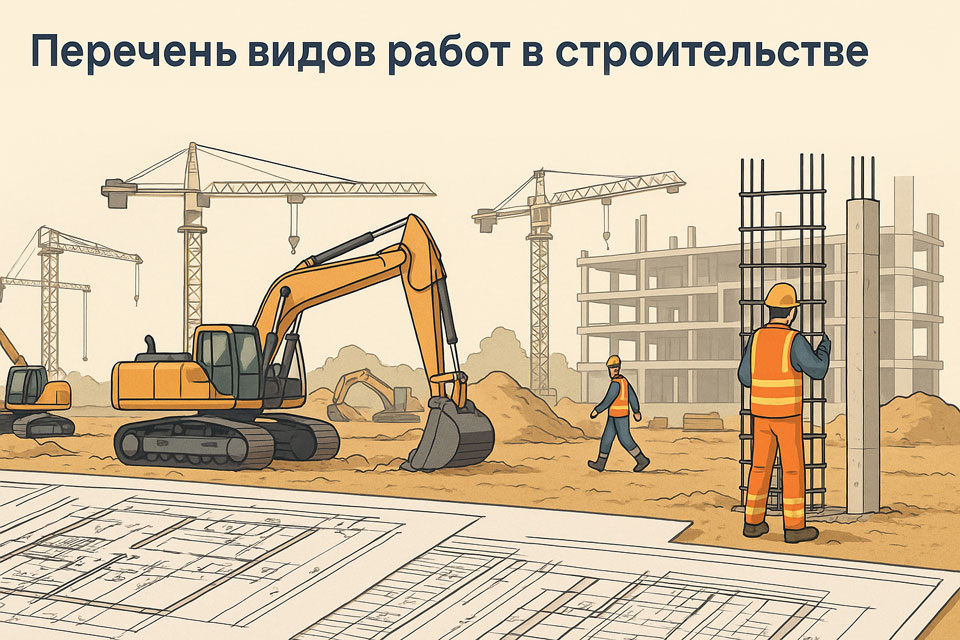 Виды работ в строительстве, требующие наличие допуска СРО
