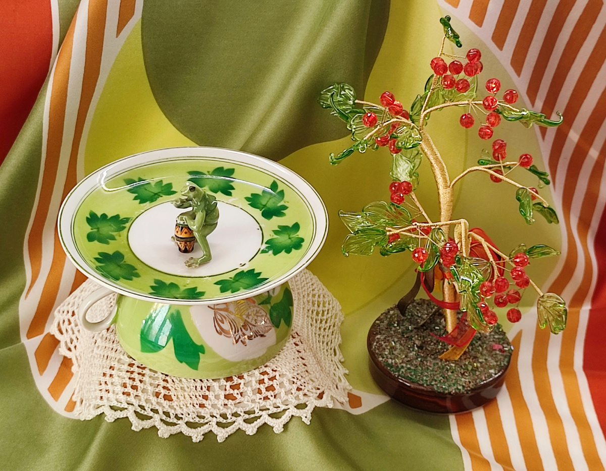 Блюдце, Барановка, конец 40-х - 50-е, цена 200 руб