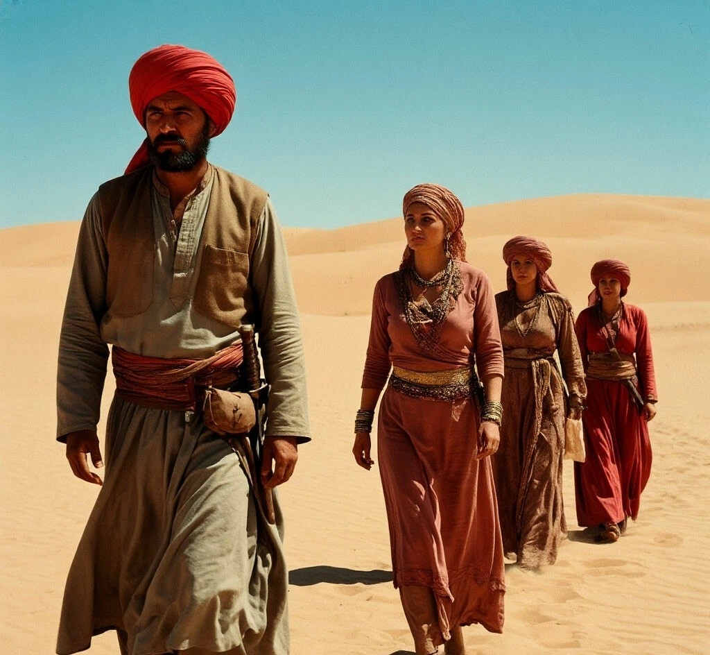 Гарем в пустыне.