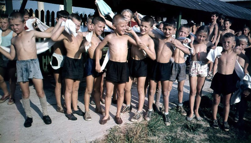 Иван Шагин
Закаливание в пионерском лагере
Дата съемки: 1965 год