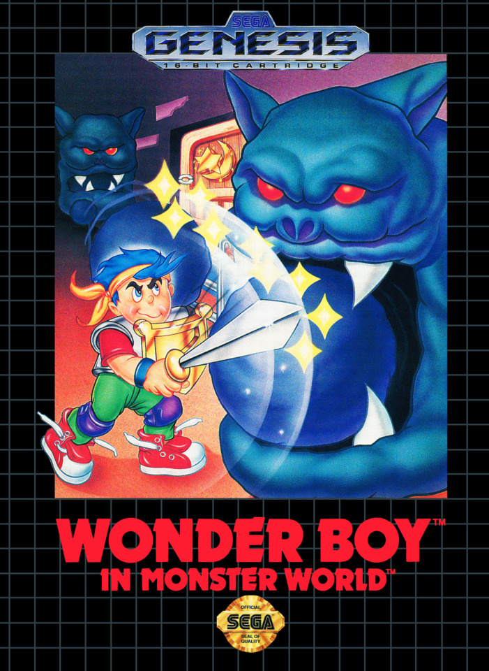 Обложка игры Wonder Boy in Monster World.