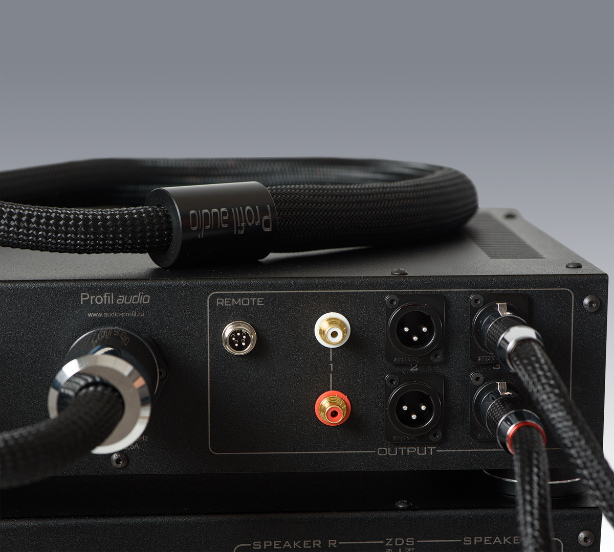 Кабели от Профиль аудио с воздухом как диэлектриком.