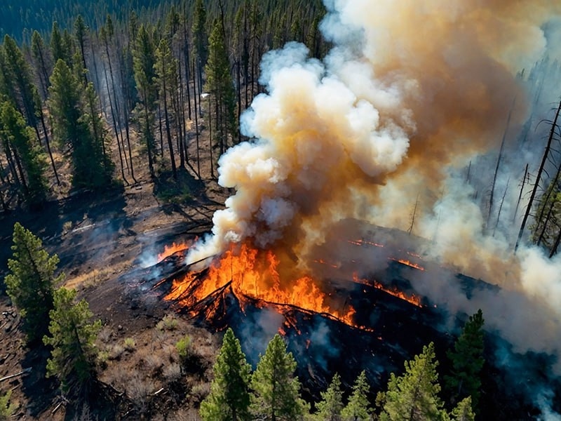    В России предлагают удвоить штрафы для виновников лесных пожаров