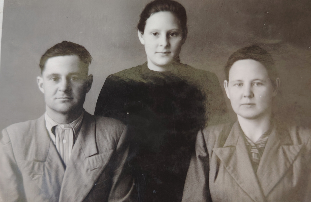 Павел, Ниночка и Мария. 