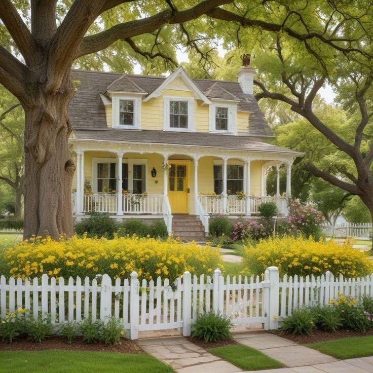 палисадник - территория от крыльца дома до ограждения