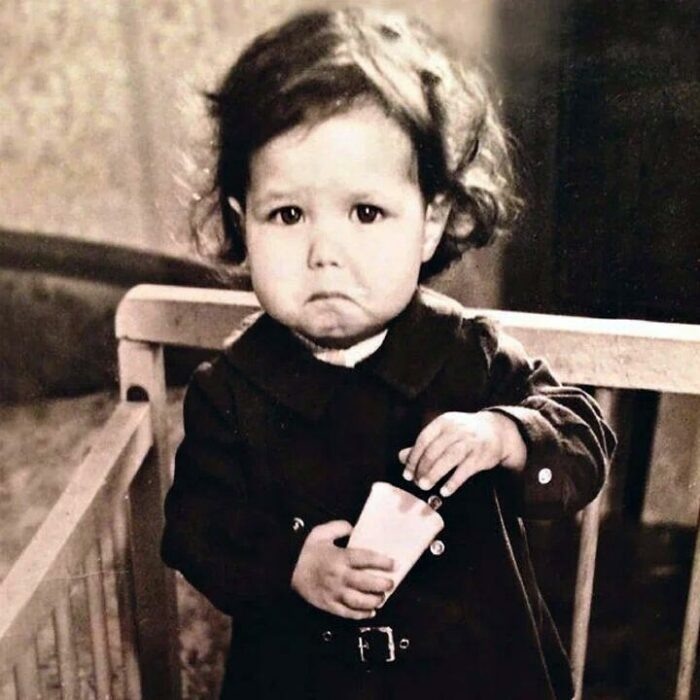 Екатерина Климова в детстве.
