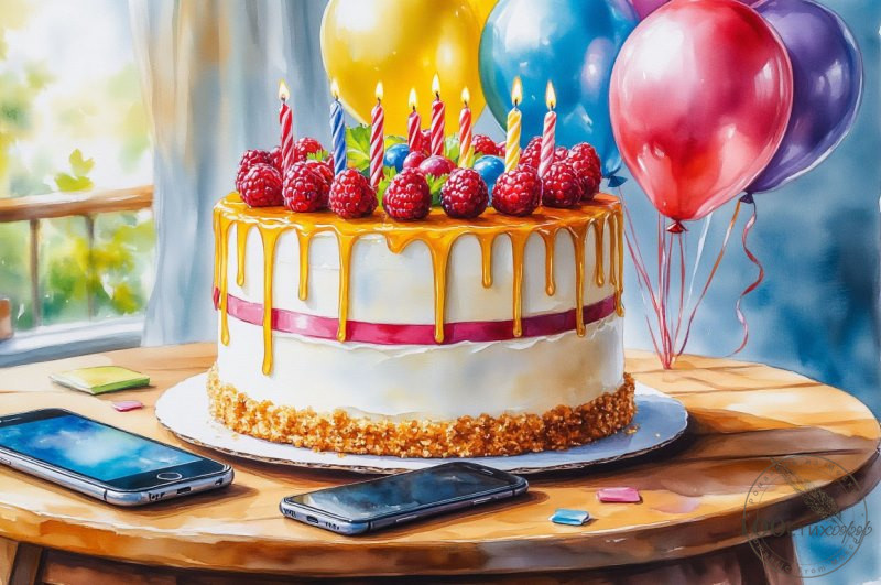 Телефоны с тортом