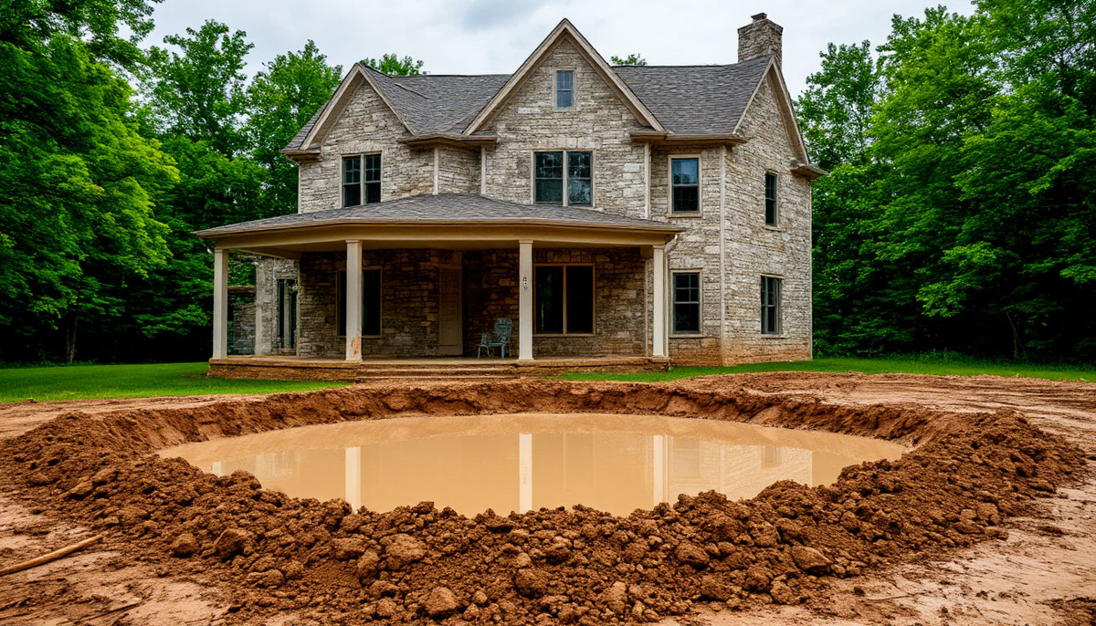    Заливаю новый фундамент под старый дом без всяких домкратов и бригад. Способ, который сработал на все 100%
