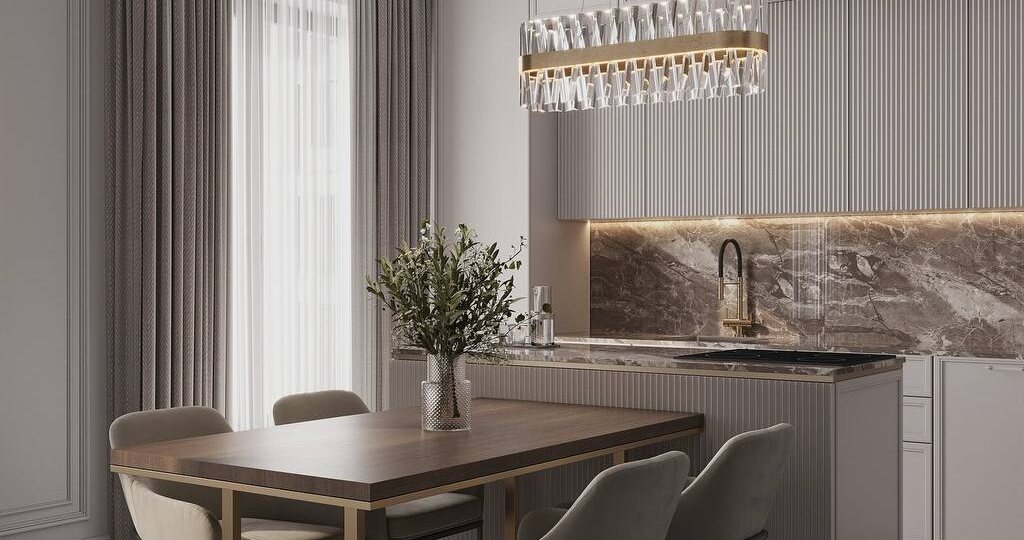 😍Красивый проект кухни-гостиной в ЖК Серебряный фонтан. Ждем ваши эмоции!