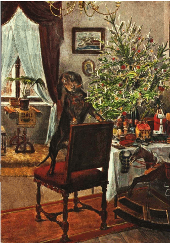 По картине W.Heubach. "Na, warte!" "Подожди!"