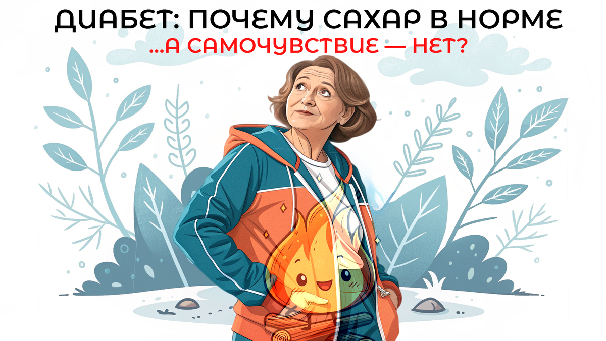 Диабет: почему сахар в норме, а самочувствие — нет? Гасим «тихое пламя» внутри: что съесть, чтобы «потушить» воспаление и снизить сахар
