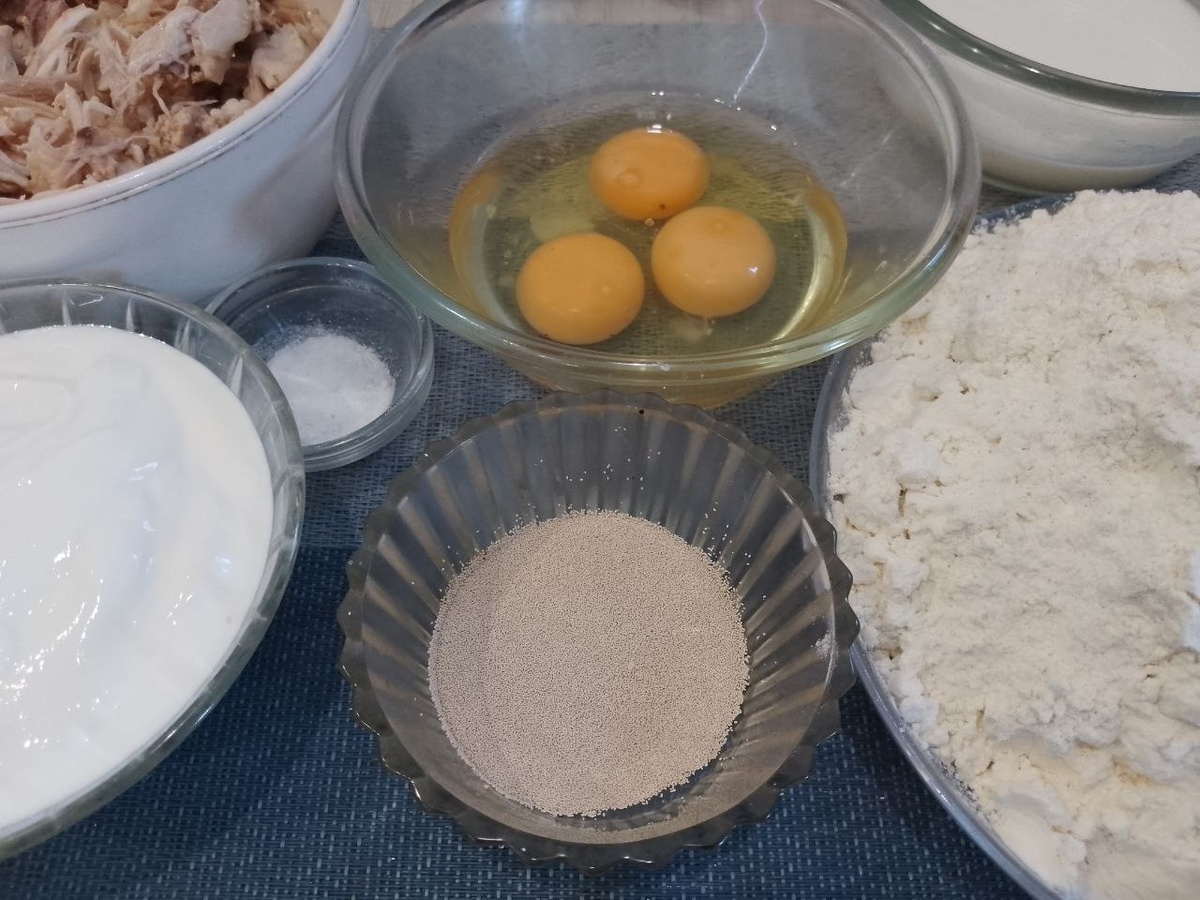 Ингредиенты для приготовления теста