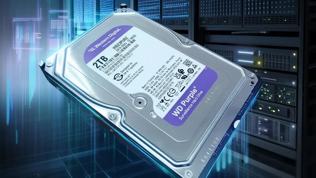    Жесткий диск (HDD) 3.5″ WD 2TB Purple