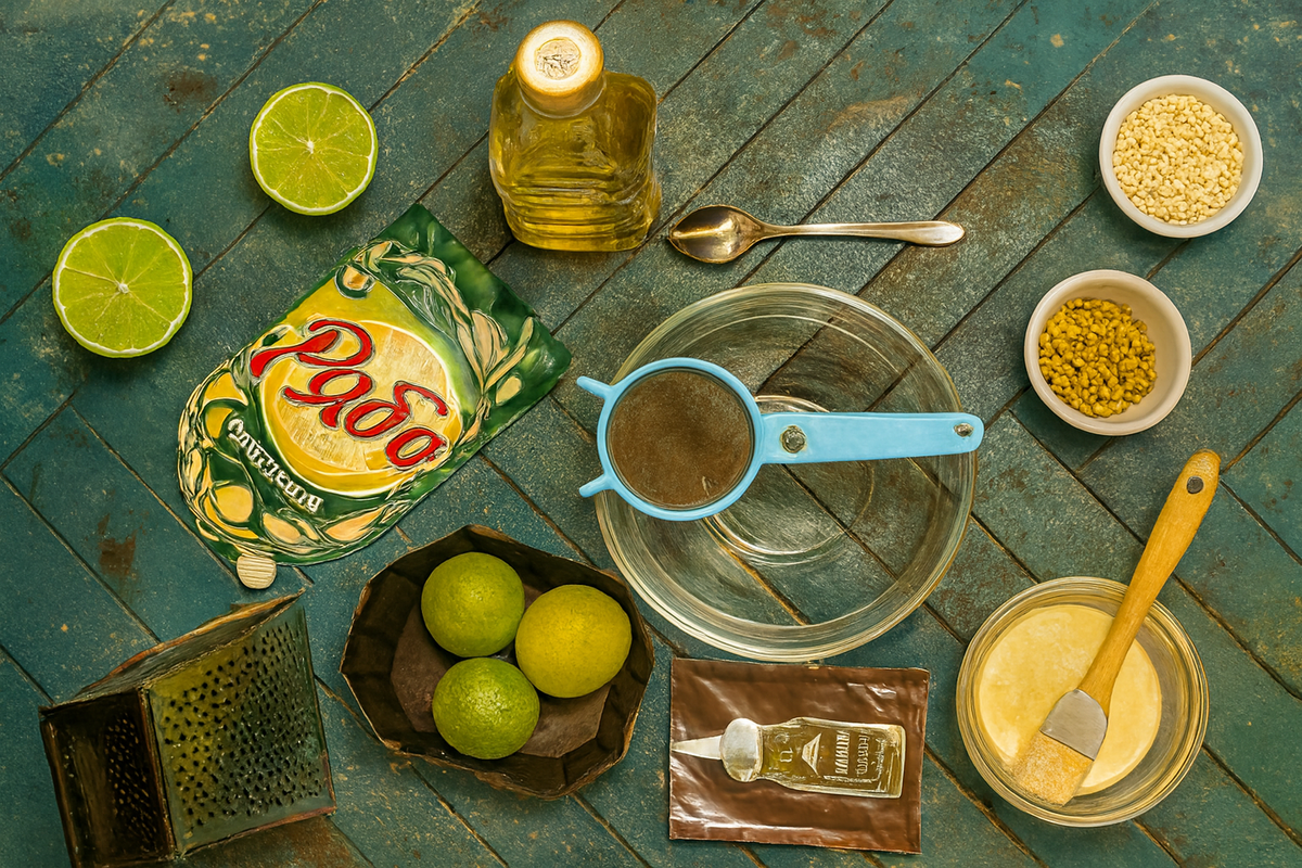 Тунец и лайм для начинки профитролей