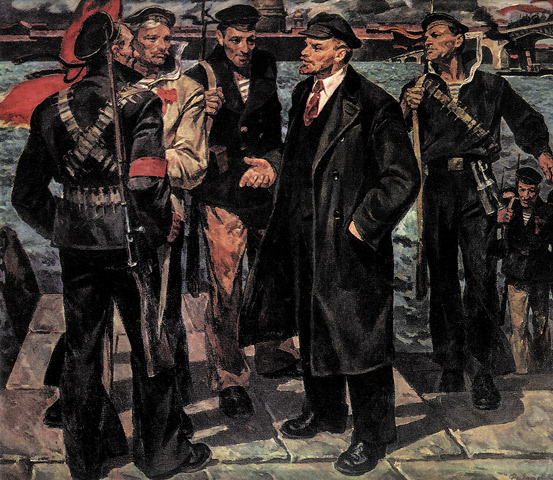 революционные матросы в 1917 году 