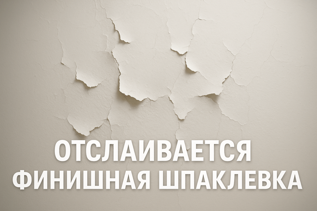    Отслаивается финишная шпаклевка — подготовка к покраске Михаил Юрьевич